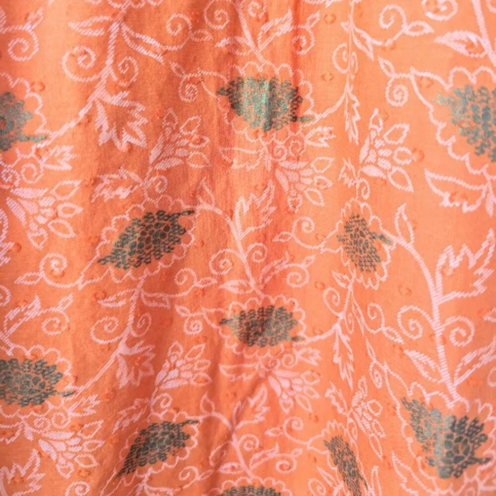 Backwoods 100% Cotton V-Neck Sleevless Tie Waist Cotton Sun Dress - Picture 11 of 15